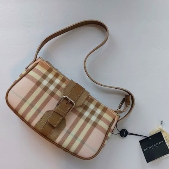 Burberry Handbags - NWT Vintage Burberry Candy Nova Check | Limited Edition Pink Nova Check